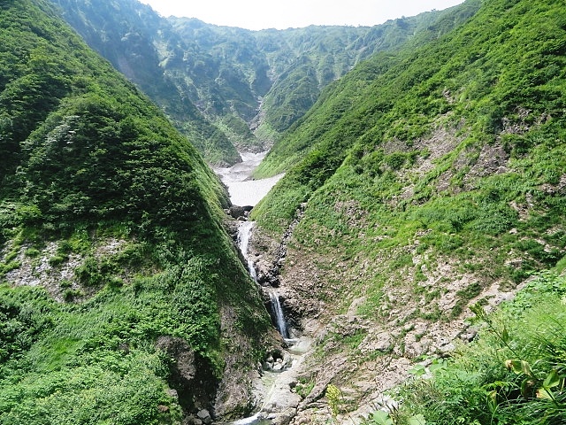 中荒沢万年雪 19 08 27 一路さんの越後駒ヶ岳 八海山 荒沢岳の活動データ Yamap ヤマップ