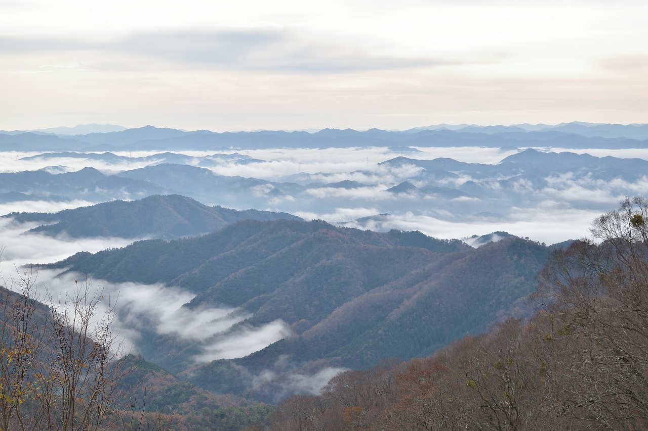 大江山連峰トレイルの登山ルート・コースタイム付き無料登山地図
