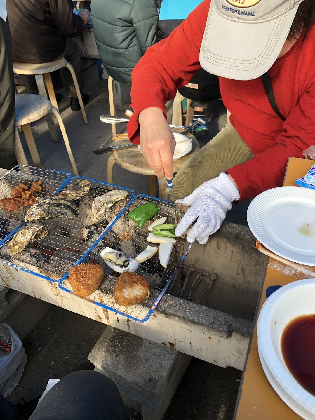 日生で牡蠣バーベキュー ノブマリンさんの夕立受山の活動データ Yamap ヤマップ