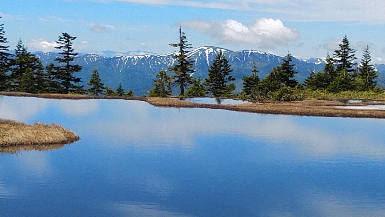 会津駒ヶ岳 中門岳 天空の鏡 いさむ君さんの会津駒ヶ岳の活動データ Yamap ヤマップ