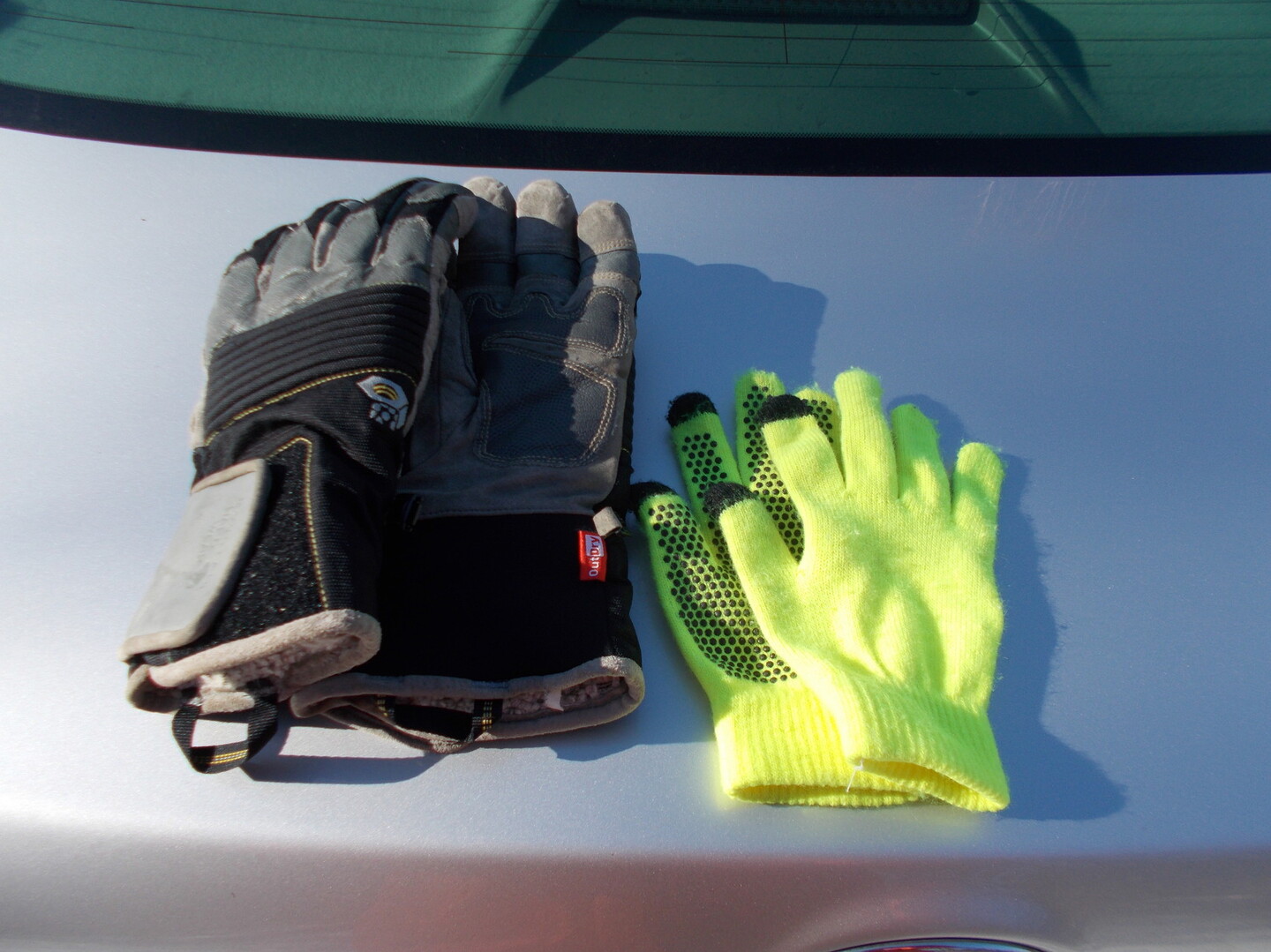 冬晴れの浅間隠山 浅間隠山 駒髪山の写真42枚目 今日の装備 グローブ アウター Yamap ヤマップ