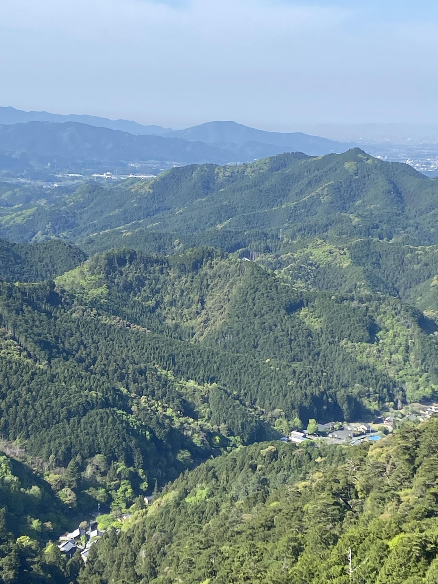 ハート森❤️が見える鳳来寺山・瑠璃山 / べんけいさんの宇連山・鳳来  