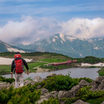 白馬岳・小蓮華山 天気が良くてるんるん🎵