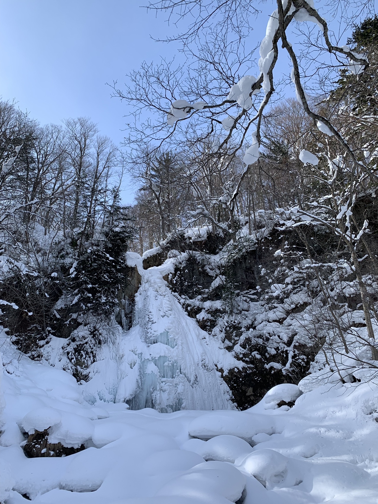 七滝 氷瀑を見に みちさんの八幡平 源太森 安比岳の活動データ Yamap ヤマップ