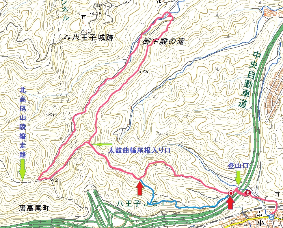 小仏関跡 太鼓曲輪尾根 八王子城跡 城山林道 アレンジルート 小仏関跡 静吉 へのへのもへじ公認さんの八王子市の活動データ Yamap ヤマップ