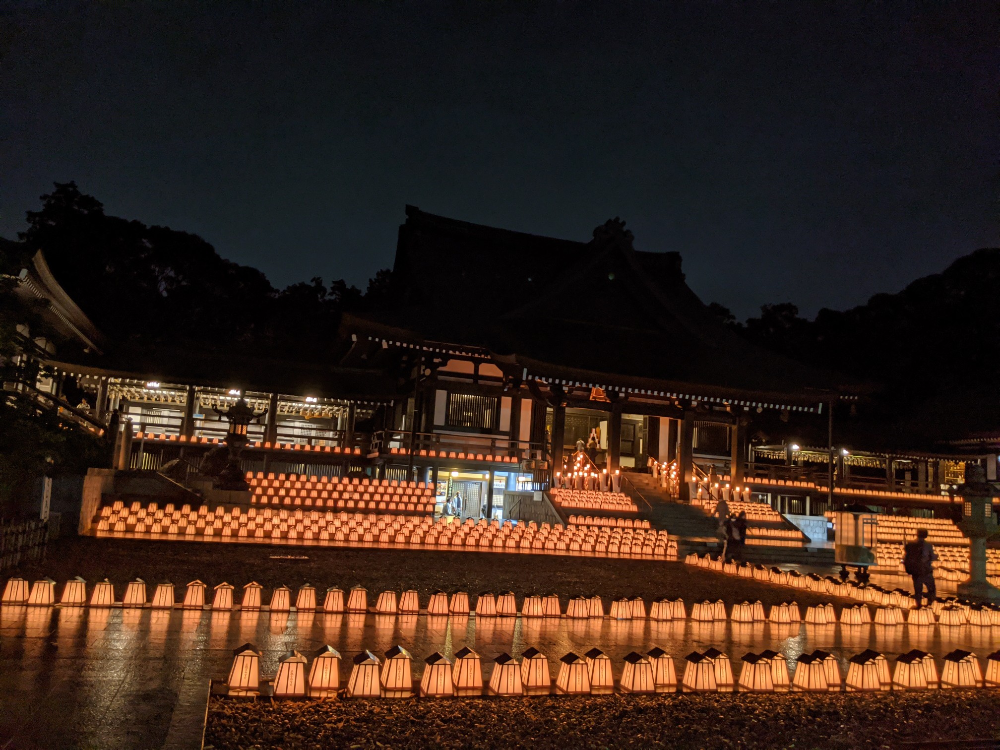 雨の法多山万灯祭 チュンタさんの遠州三山の活動データ Yamap ヤマップ