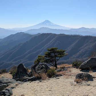 白谷ノ小丸から富士山