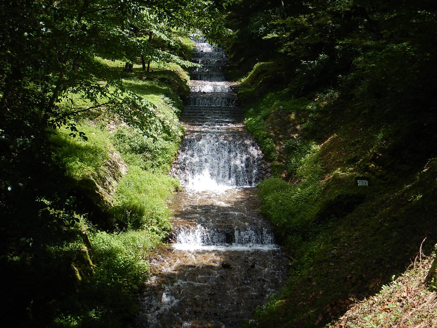 牛伏川フランス式階段工を散策 庵さんの松本市の活動データ Yamap ヤマップ