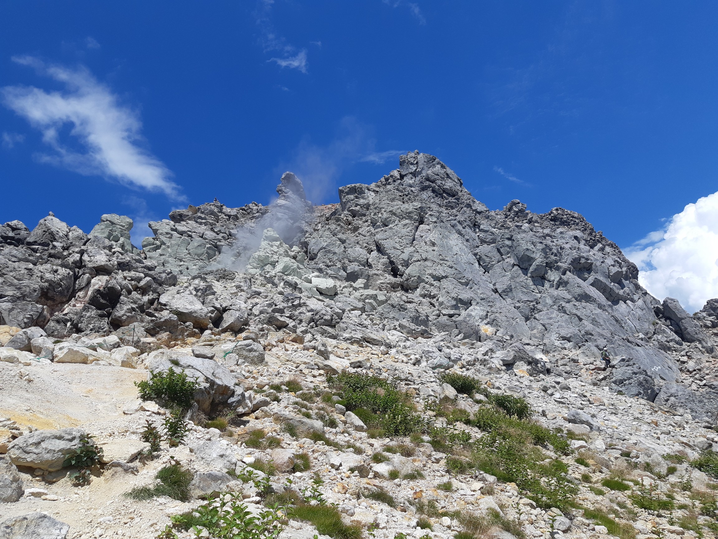 焼岳 北峰 予想外の天気 予定外の山行き ハル317さんの槍ヶ岳 穂高岳 上高地の活動データ Yamap ヤマップ