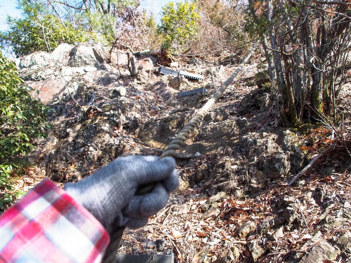 二上山 谷降り道 ルート125 中道 Kurosirokoさんの金剛山 二上山 大和葛城山の活動データ Yamap ヤマップ
