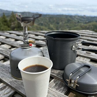 千葉山・白岩寺山 どうしてもコーヒーは飲みたくなります。