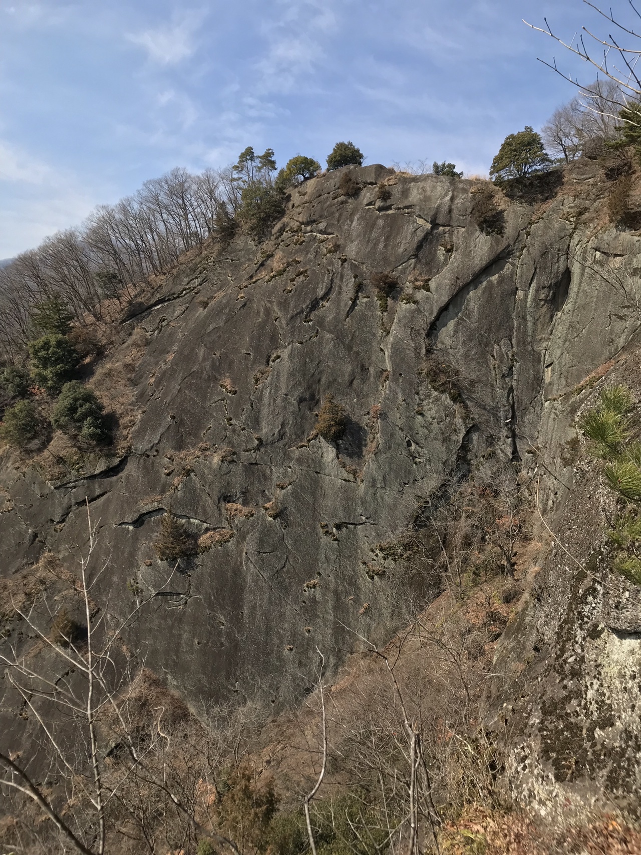 岩殿山 鎖場が凄い シュンさんの雁ヶ腹摺山 岩殿山の活動データ Yamap ヤマップ