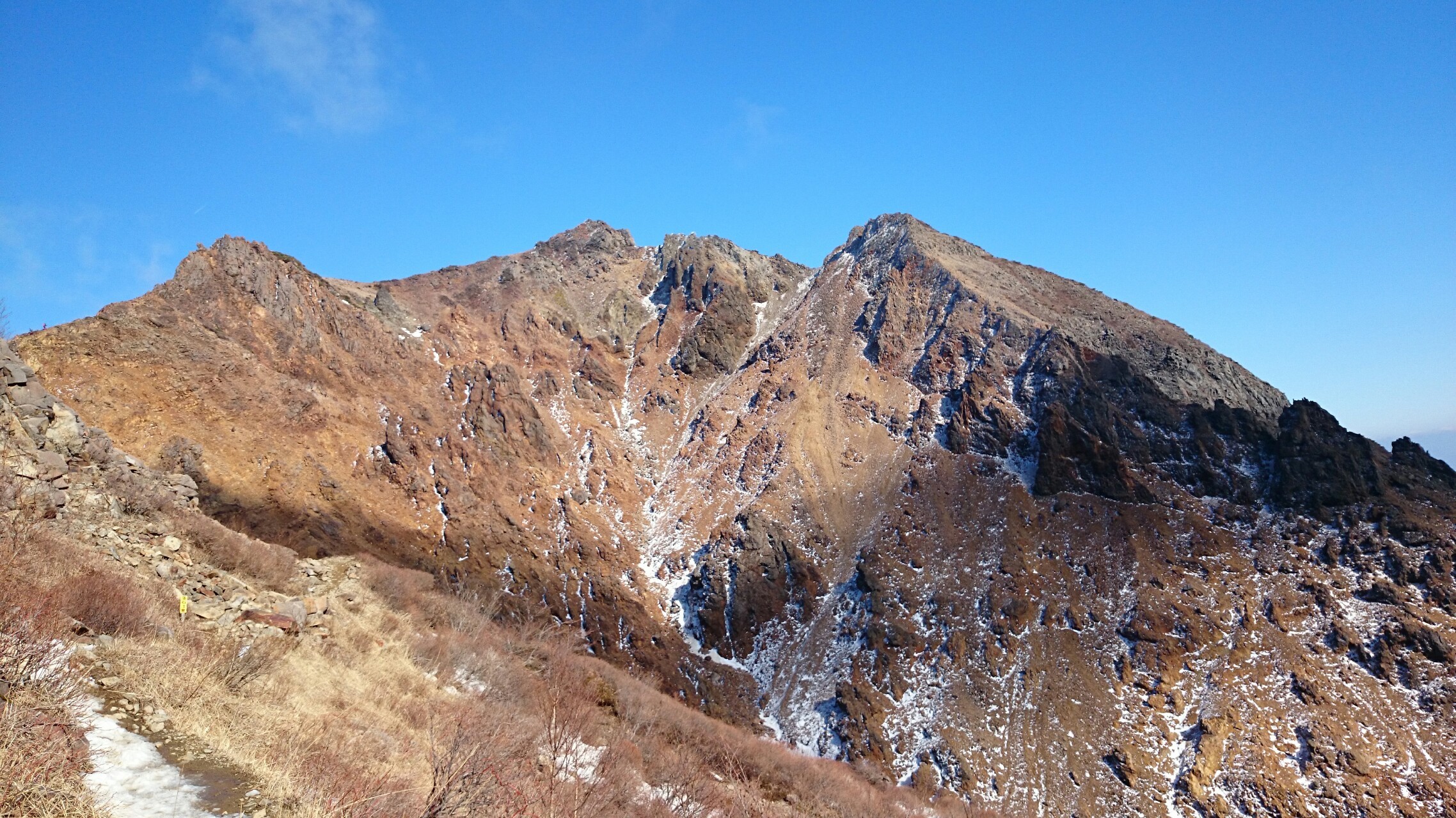 ポカポカ12月の那須 朝日岳 茶臼岳 那須の岩太郎さんの茶臼岳 那須岳 三本槍岳 赤面山の活動データ Yamap ヤマップ