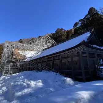 大神山神社⛩️奥宮。
大山は、昔、大神山(おおかみやま)と呼ばれてたんですね。