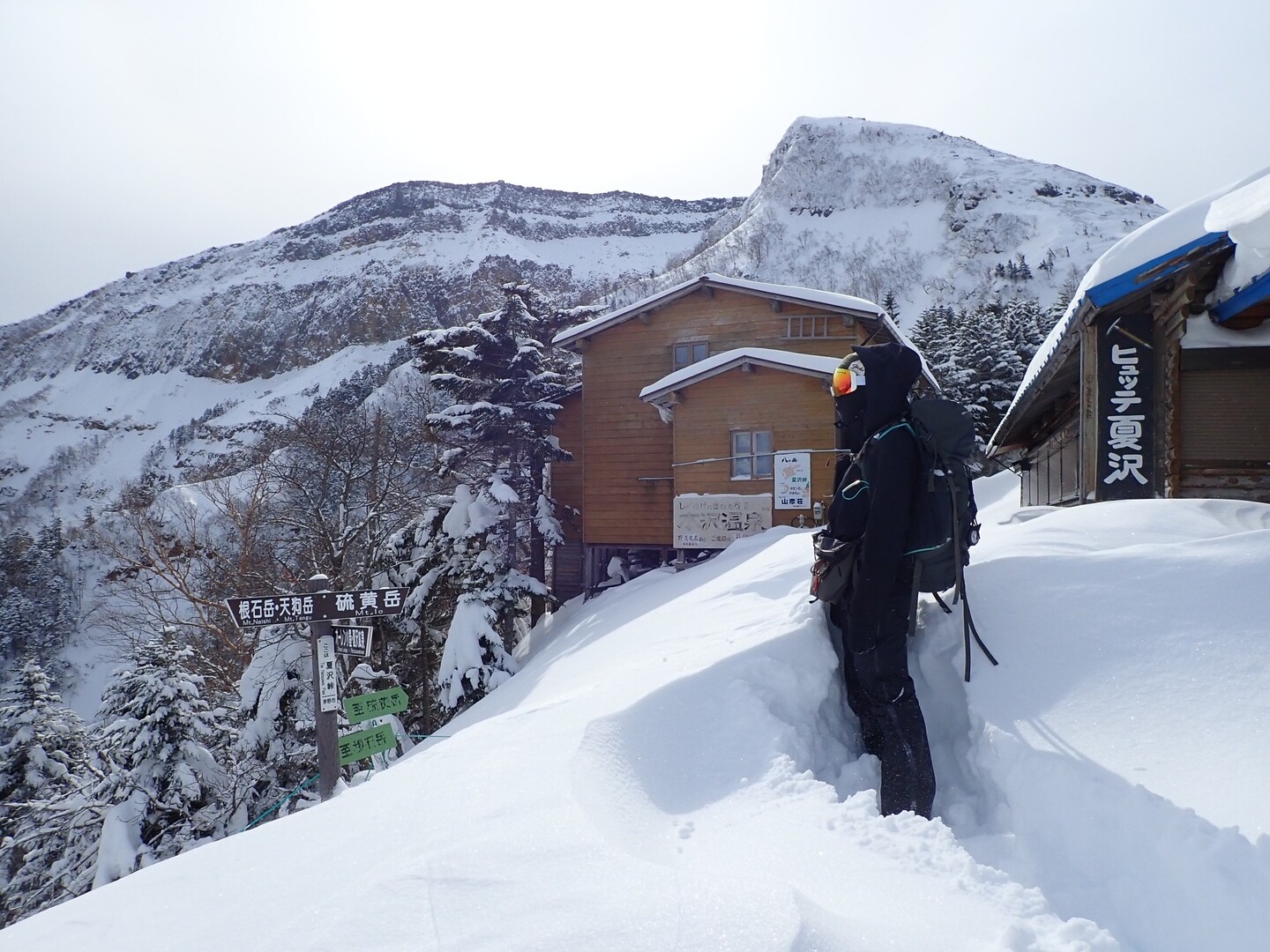 雪の八ヶ岳散策 夏沢鉱泉泊 ちまなさんの八ヶ岳 赤岳 硫黄岳 天狗岳 の活動データ Yamap ヤマップ