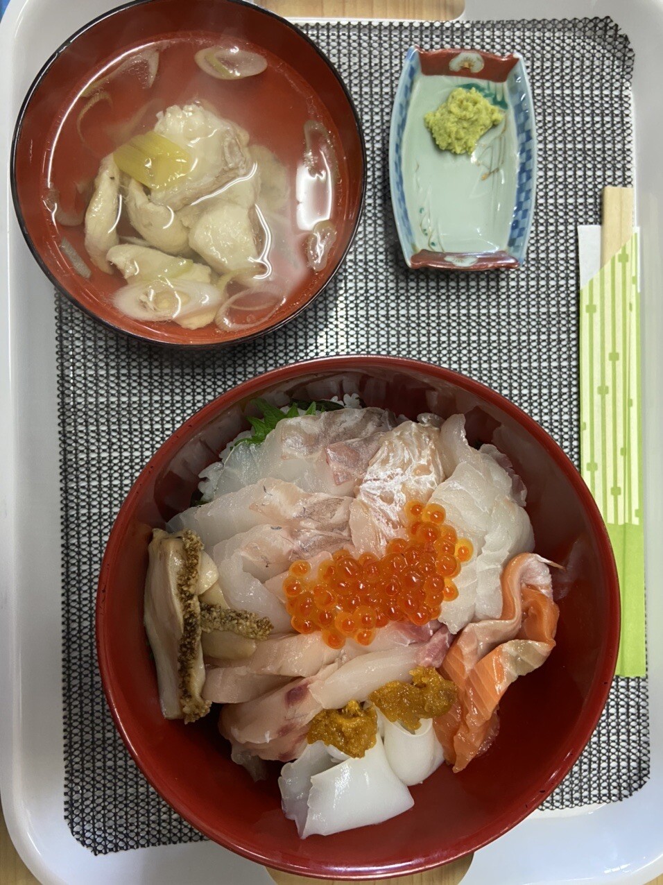 田代島 にゃんこ共和国のある島 金華山 牡鹿半島の写真37枚目 田代丼とあら汁 田代食堂 いくら 塩ウニ Yamap ヤマップ