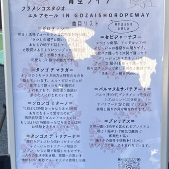 青空ライブしてました