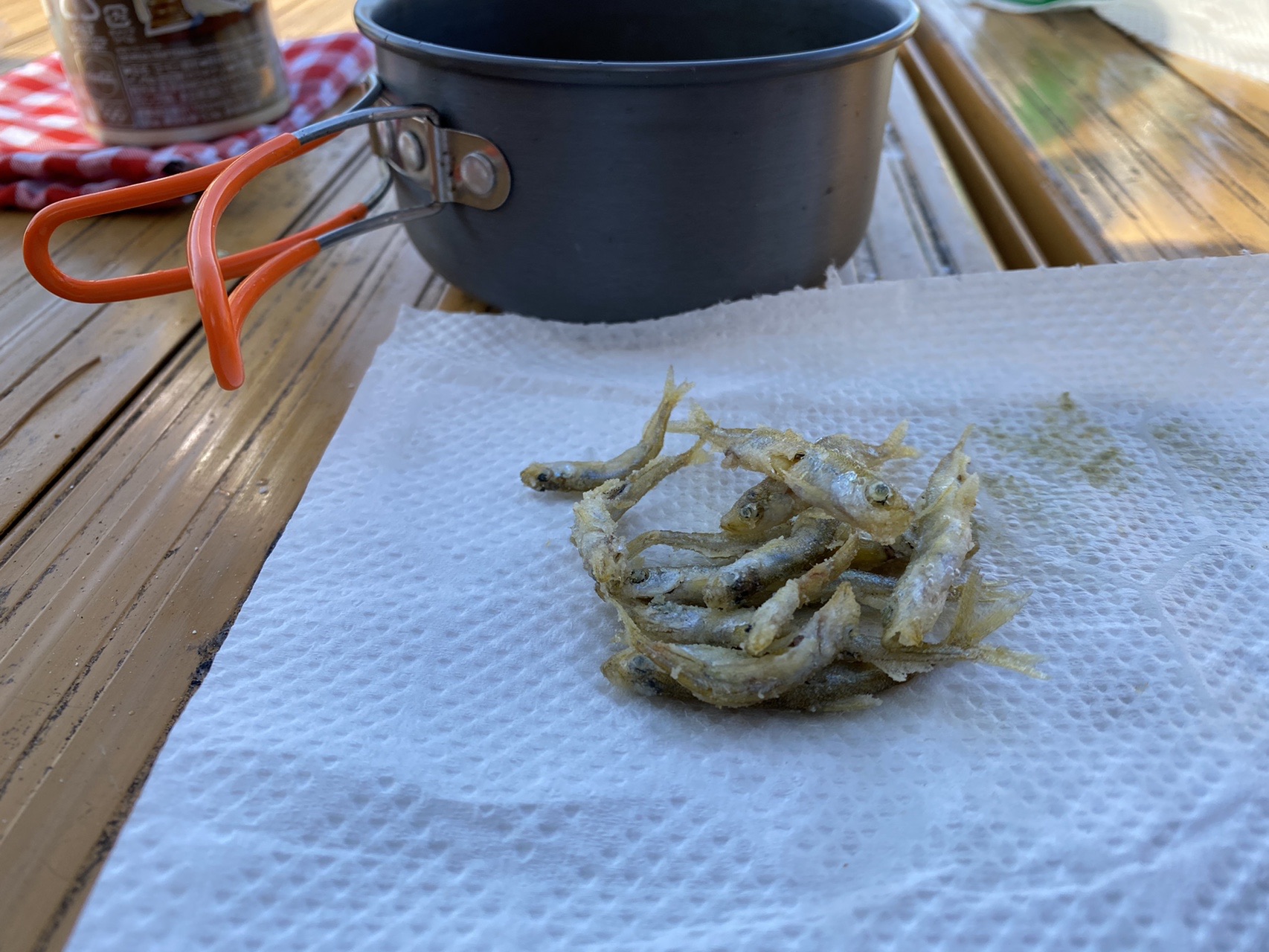 松原湖でワカサギを釣って天ぷらにして食べてきました やまちゃんさんの八ヶ岳 赤岳 硫黄岳 天狗岳 の活動日記 Yamap ヤマップ