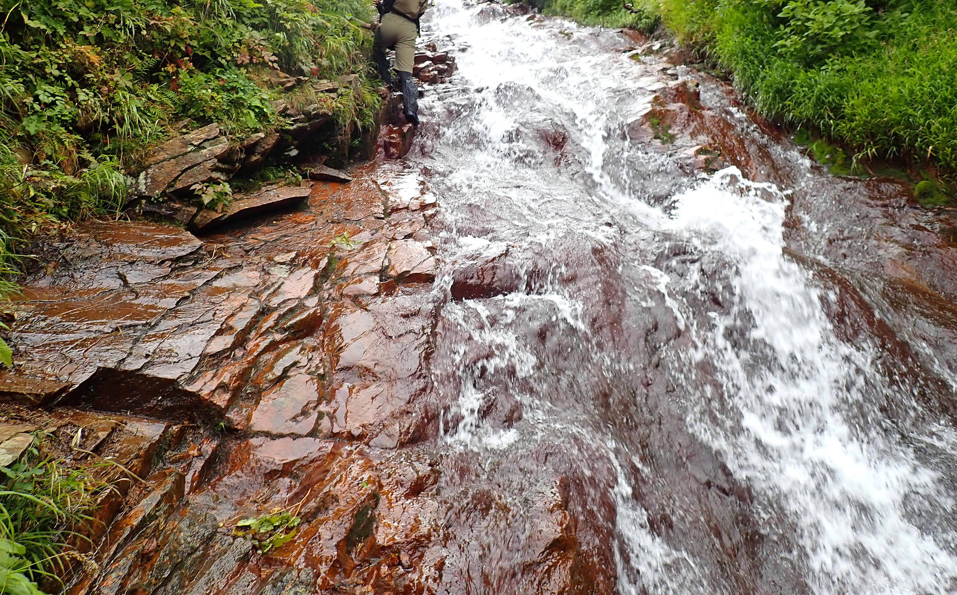 北海道山旅 斜里岳 プチ沢登り体験ができるアスレチックな道東の百名山 Chumsさんの斜里岳の活動データ Yamap ヤマップ
