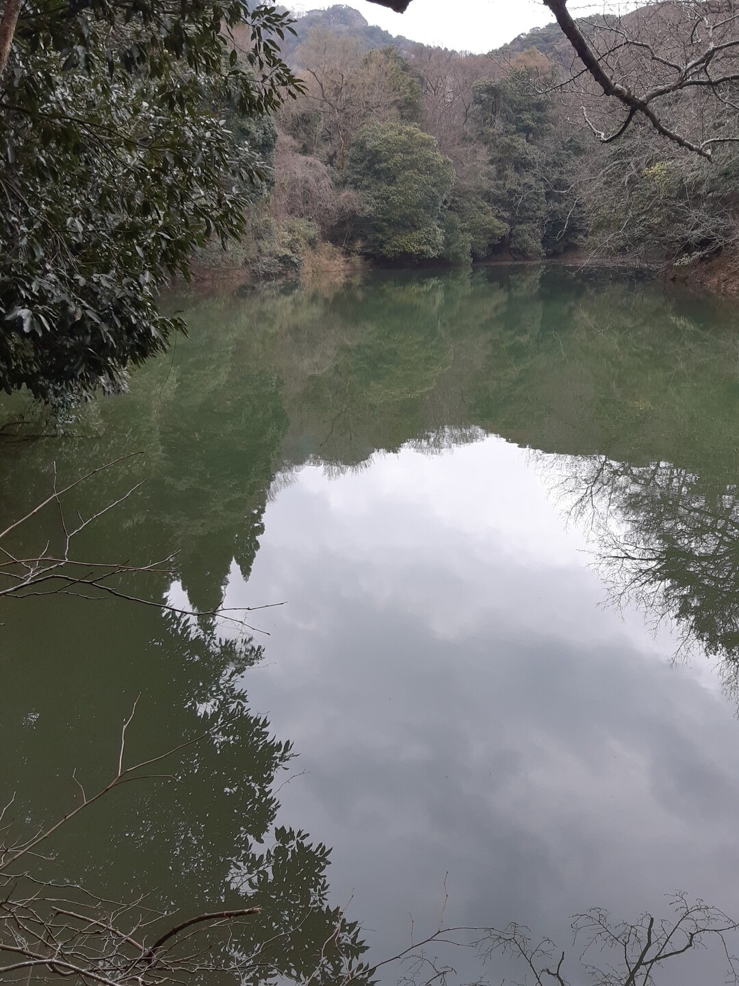 栗渓入口の興禅寺 中水道 瓢箪池 久松山 Ryujiさんの久松山 本陣山 摩尼山の活動日記 Yamap ヤマップ