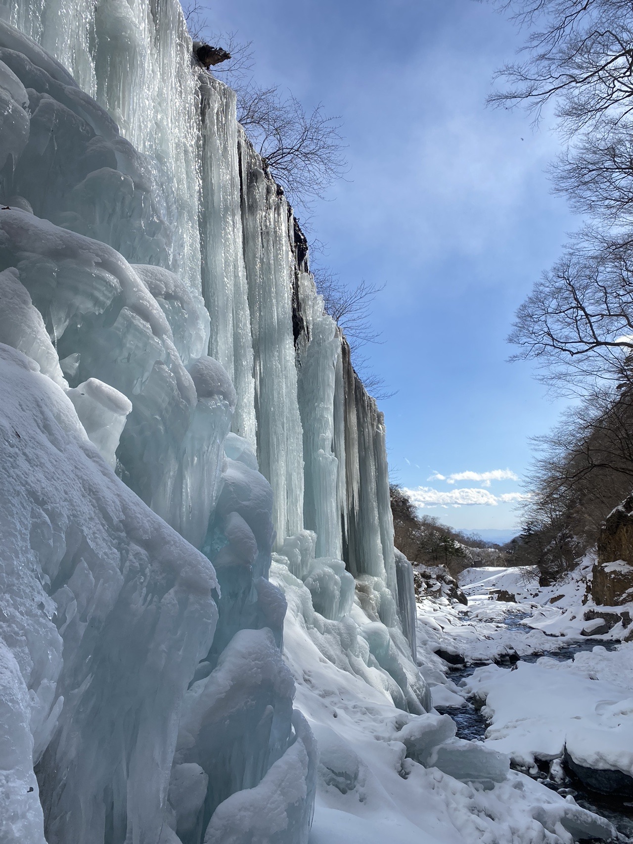 雲龍渓谷の氷瀑を見に 21 01 19 Zukoさんの女峰山 赤薙山 大真名子山の活動データ Yamap ヤマップ