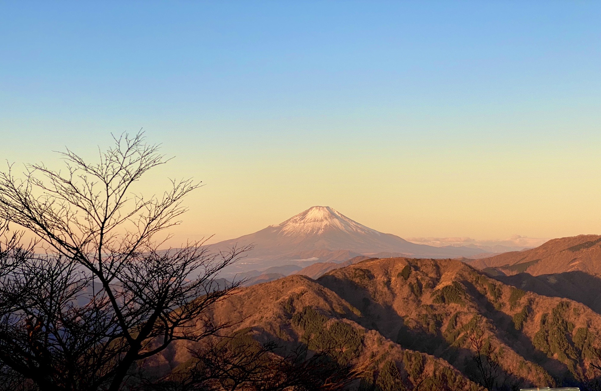 日の出を見に大山 神奈川 21 1 2 Miaさんの大山の活動データ Yamap ヤマップ