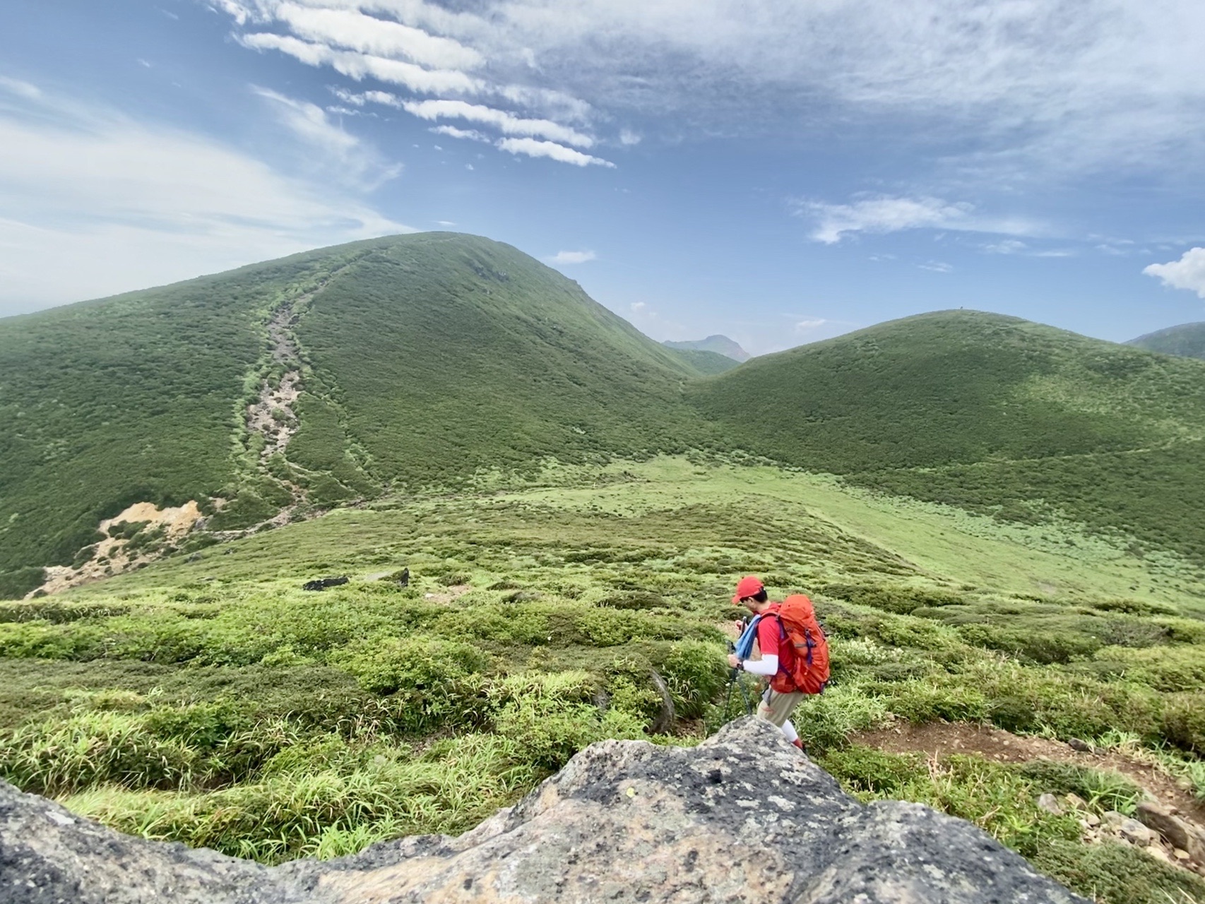 真夏の久住 曇りのち雨からの絶景 Sessyaさんの九重山 久住山 大船山 星生山の活動データ Yamap ヤマップ