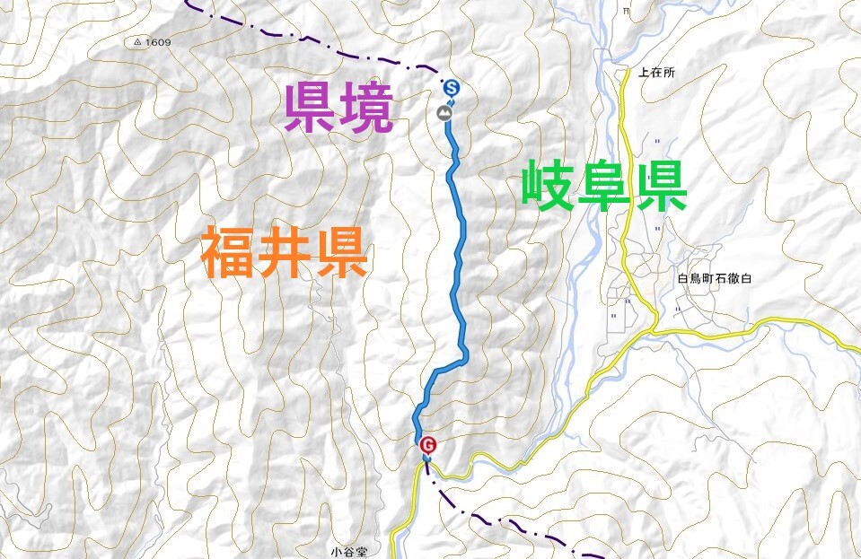 岐阜県境を歩く（郡上市）杉山→県道127号線 / ナマコさんの野伏ヶ岳の活動データ YAMAP / ヤマップ