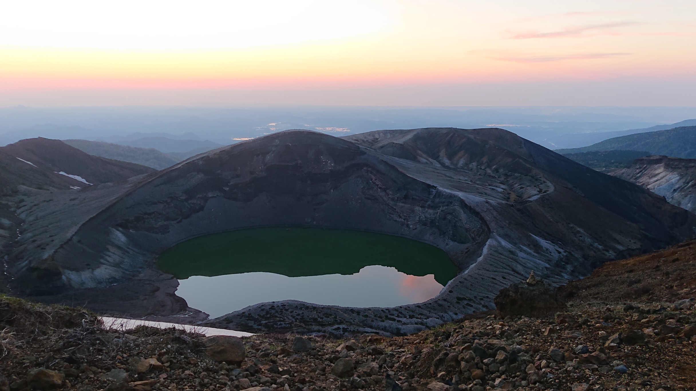 蔵王お釜でご来光 05 31 Atsushi Sさんの蔵王山 雁戸山 不忘山の活動データ Yamap ヤマップ