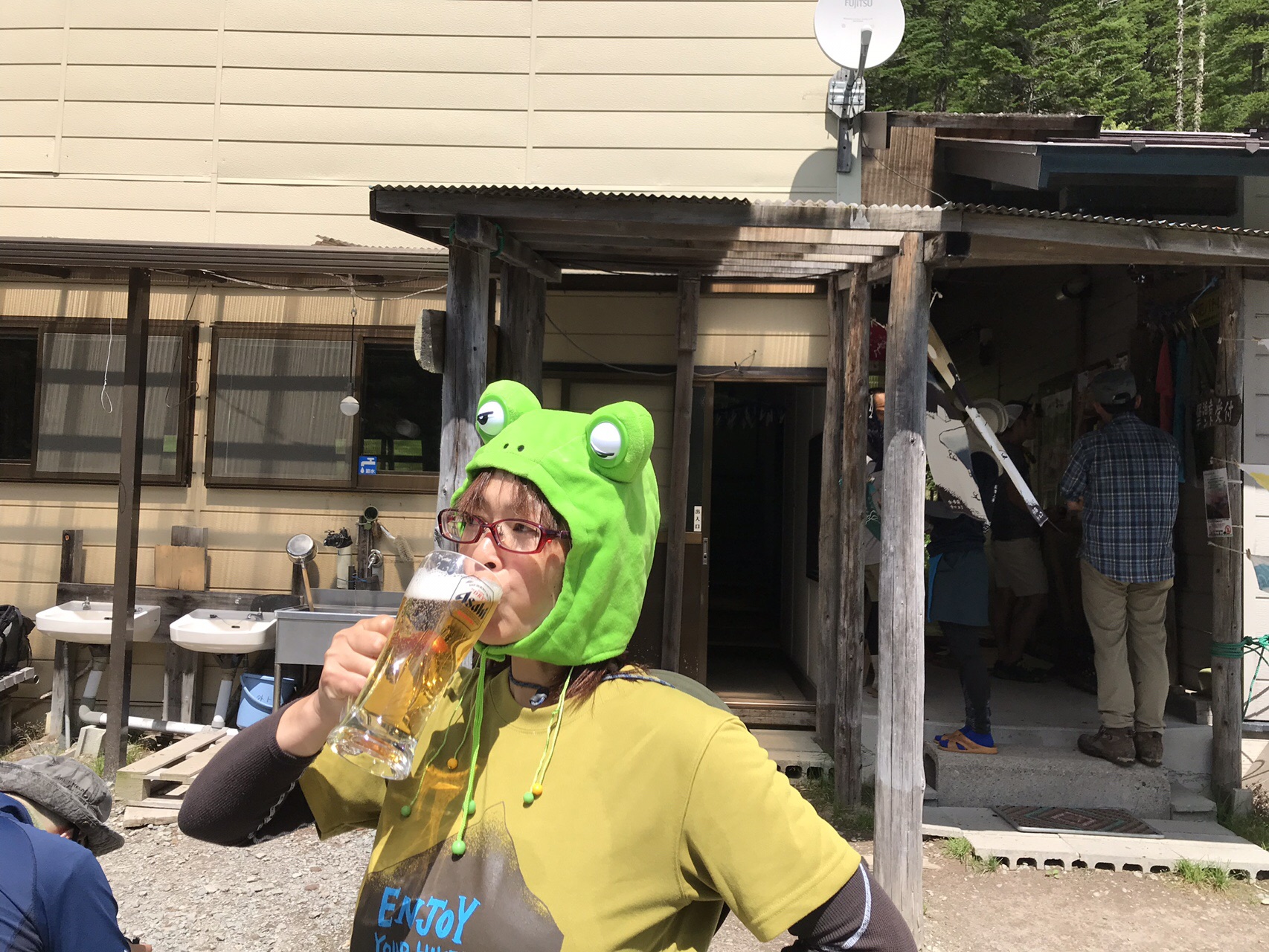 双子池ヒュッテのビール祭り かえる登山部さんの蓼科山 横岳 縞枯山の活動データ Yamap ヤマップ
