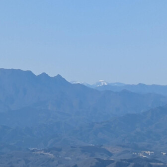 堂平山・笠山（乳房山）・大霧山 目の前に⛰️両神山
坂本へ降りるアヤシイコースも丸見えです