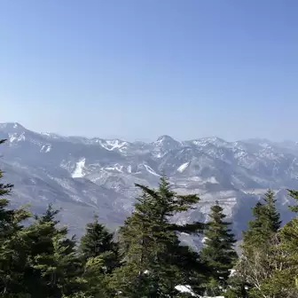 昨日登った横手山が見える✨
笠ヶ岳昨日は尖ってたのに、今日は丸い