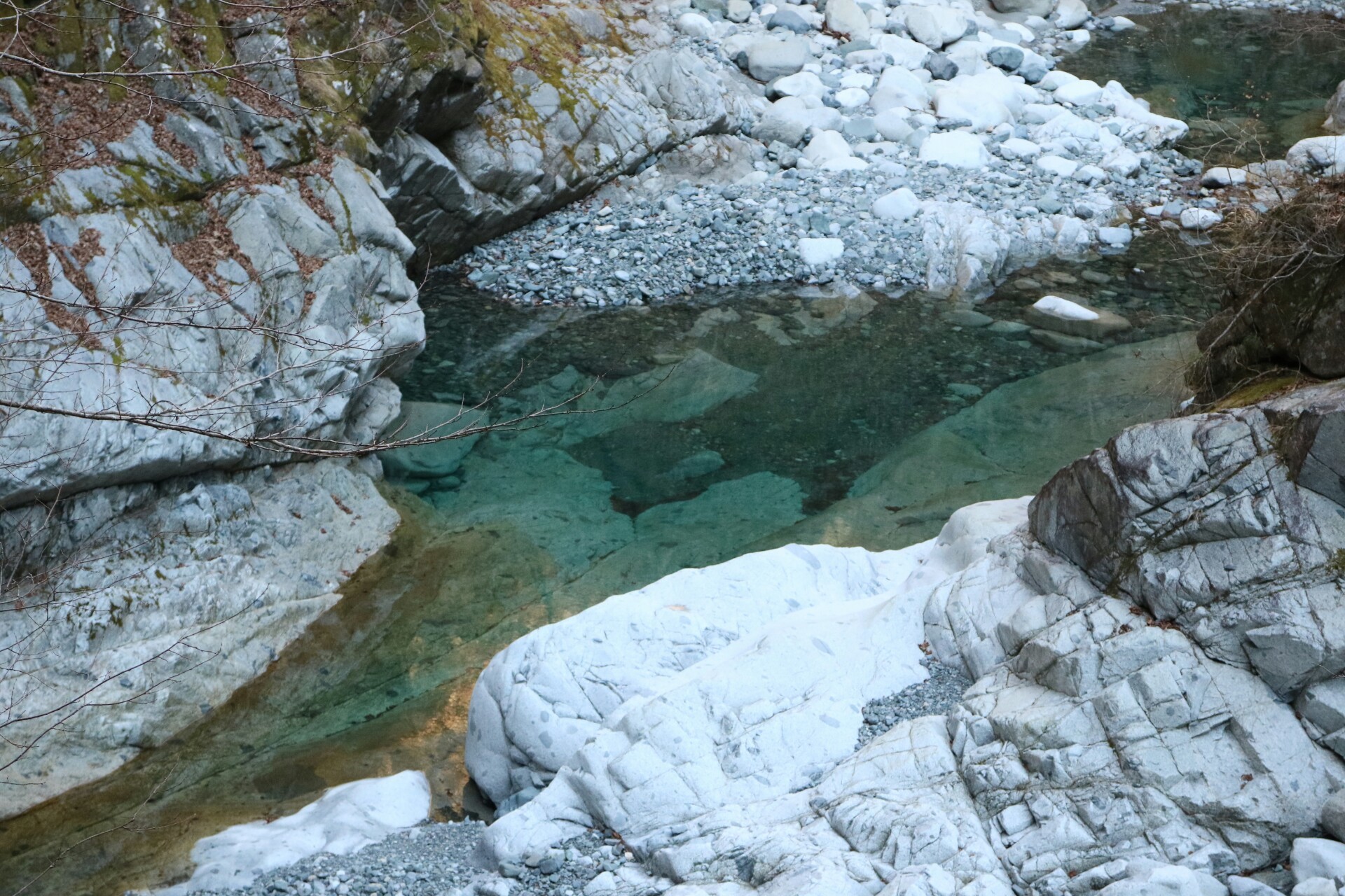 冬のユーシン渓谷 ななさんの丹沢山の活動データ Yamap ヤマップ