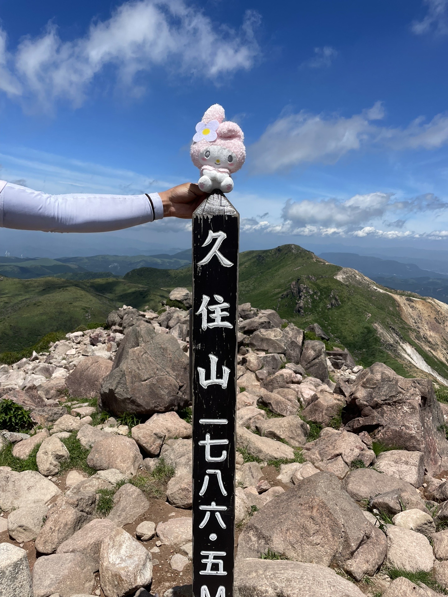 沓掛山 久住山 中岳 マイメロちゃんさんの九重山 久住山 大船山 星生山の活動データ Yamap ヤマップ