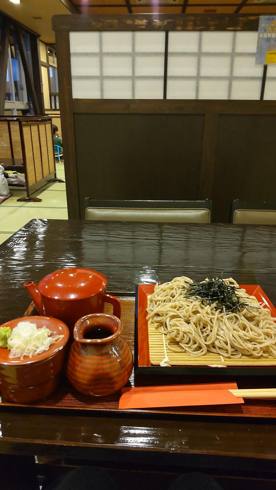 八ヶ岳（赤岳・硫黄岳・天狗岳） 帰りは「八峰の湯」に入って、お蕎麦を食べて、ばびゅーん、と高速で帰りました。