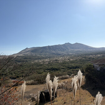 駐車場近く、最後に三原山を眺め感謝する👏
ありがとうございます😊
また他のコースも歩きたいと思った一枚👍