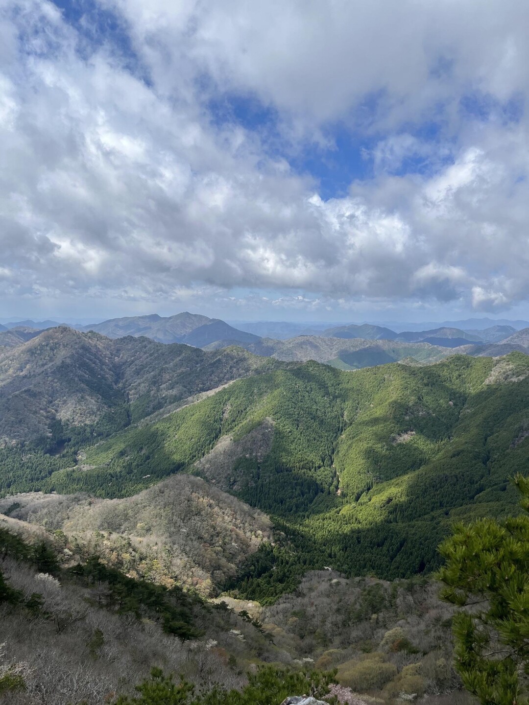 白髪岳とハンバーガー