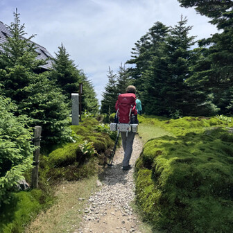 テント撤収し下山します