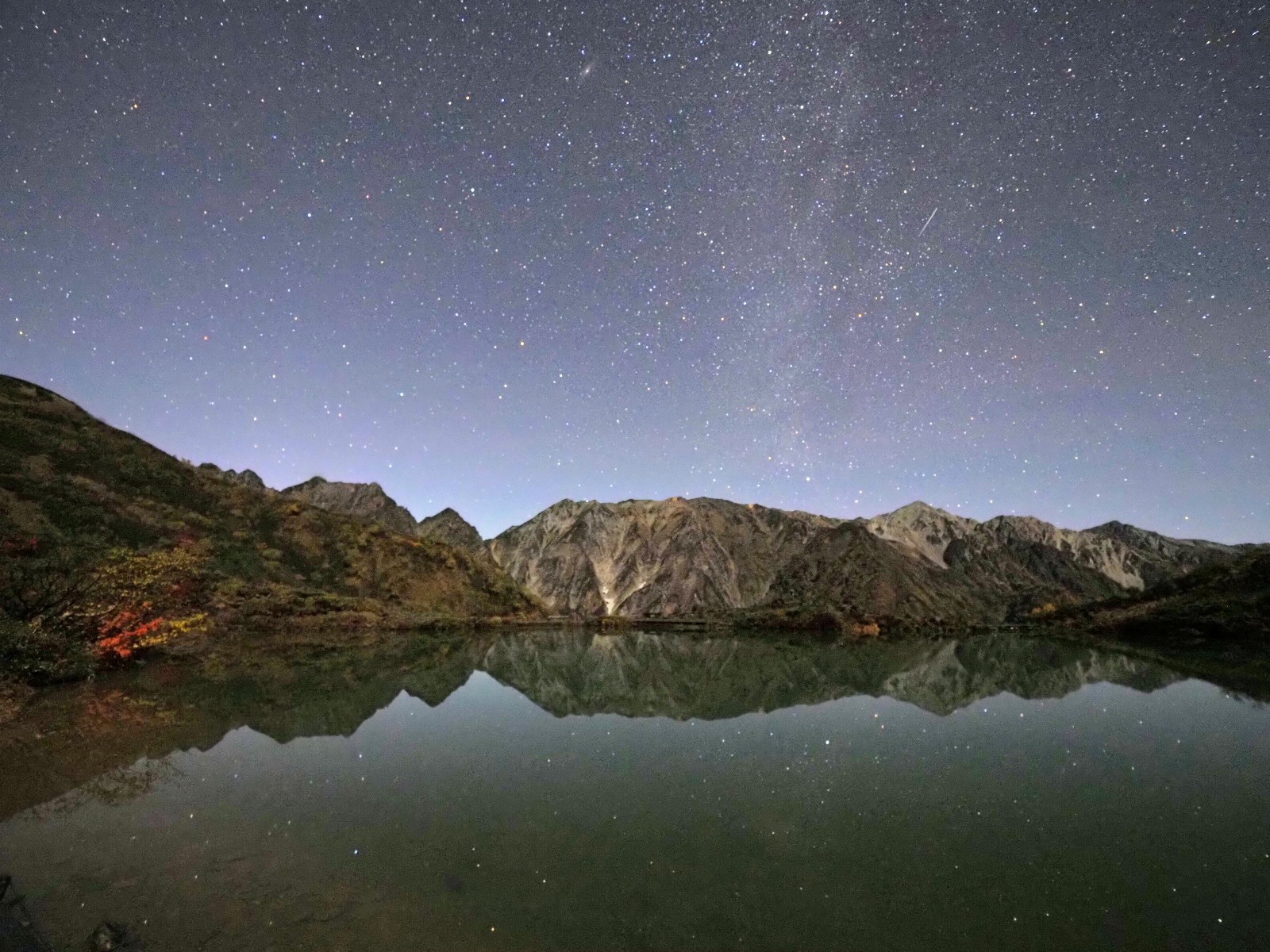 唐松岳】八方池貸切を狙って深夜のナイトハイク / シキさんの鹿島 
