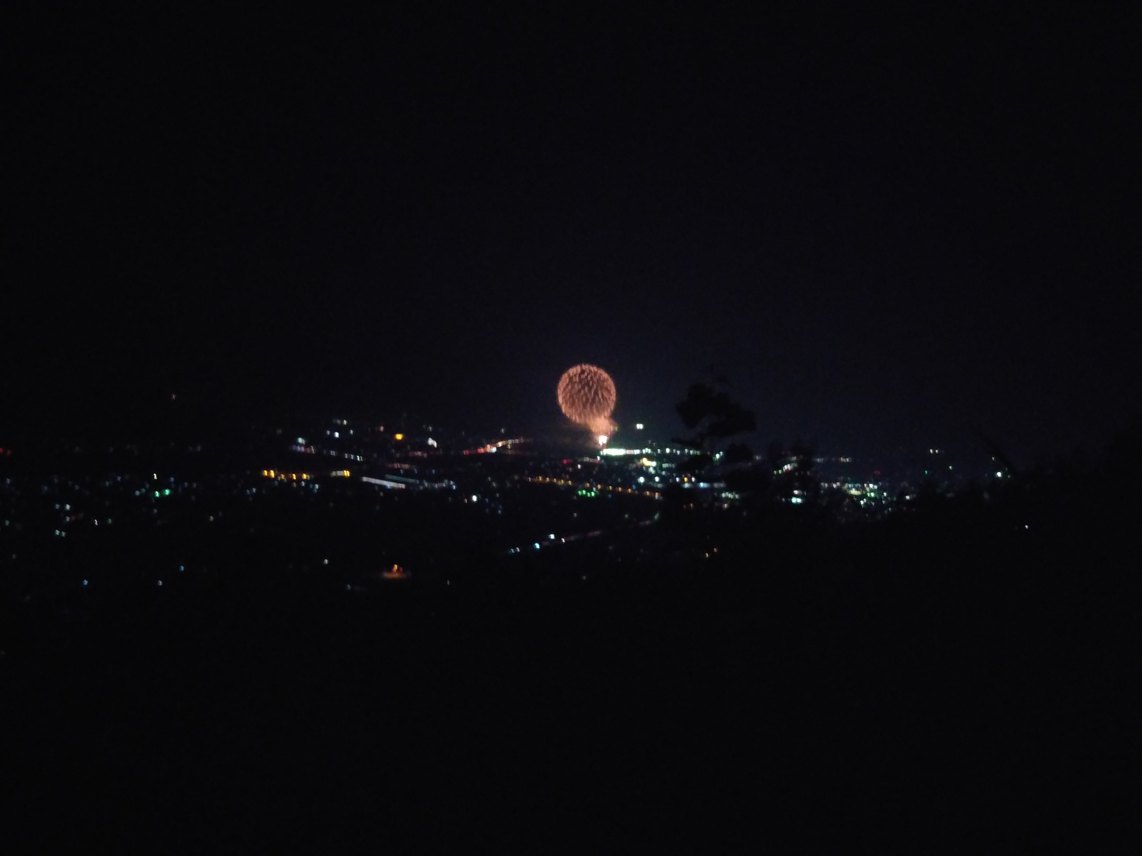 福山 さんから総社の花火大会を見よーや えっつあんさんの福山 江田山 高鳥居山の活動データ Yamap ヤマップ