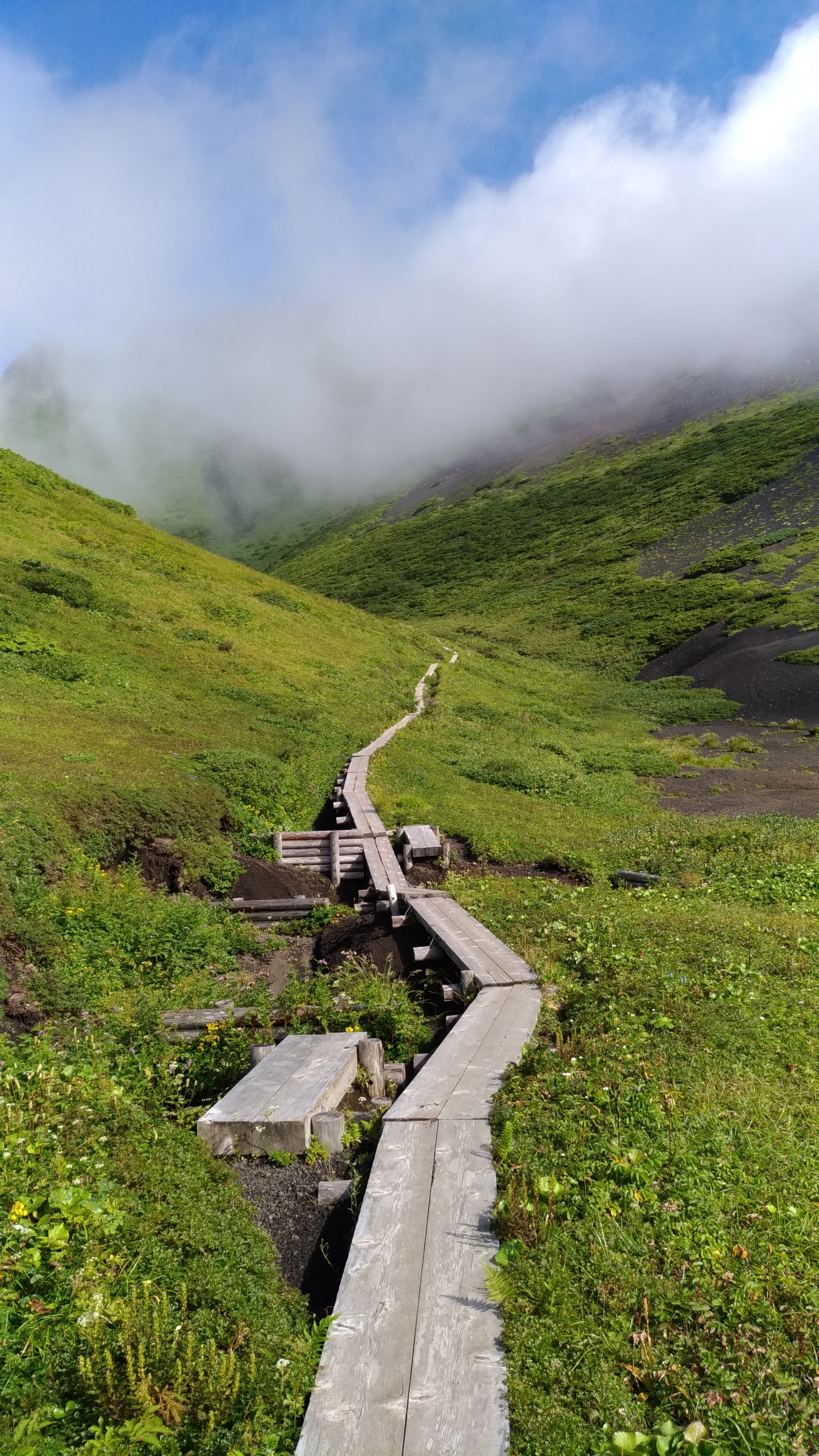 秋田駒ヶ岳 ムーミン谷 熊 金山さんの秋田駒ヶ岳 男女岳 貝吹岳の活動データ Yamap ヤマップ