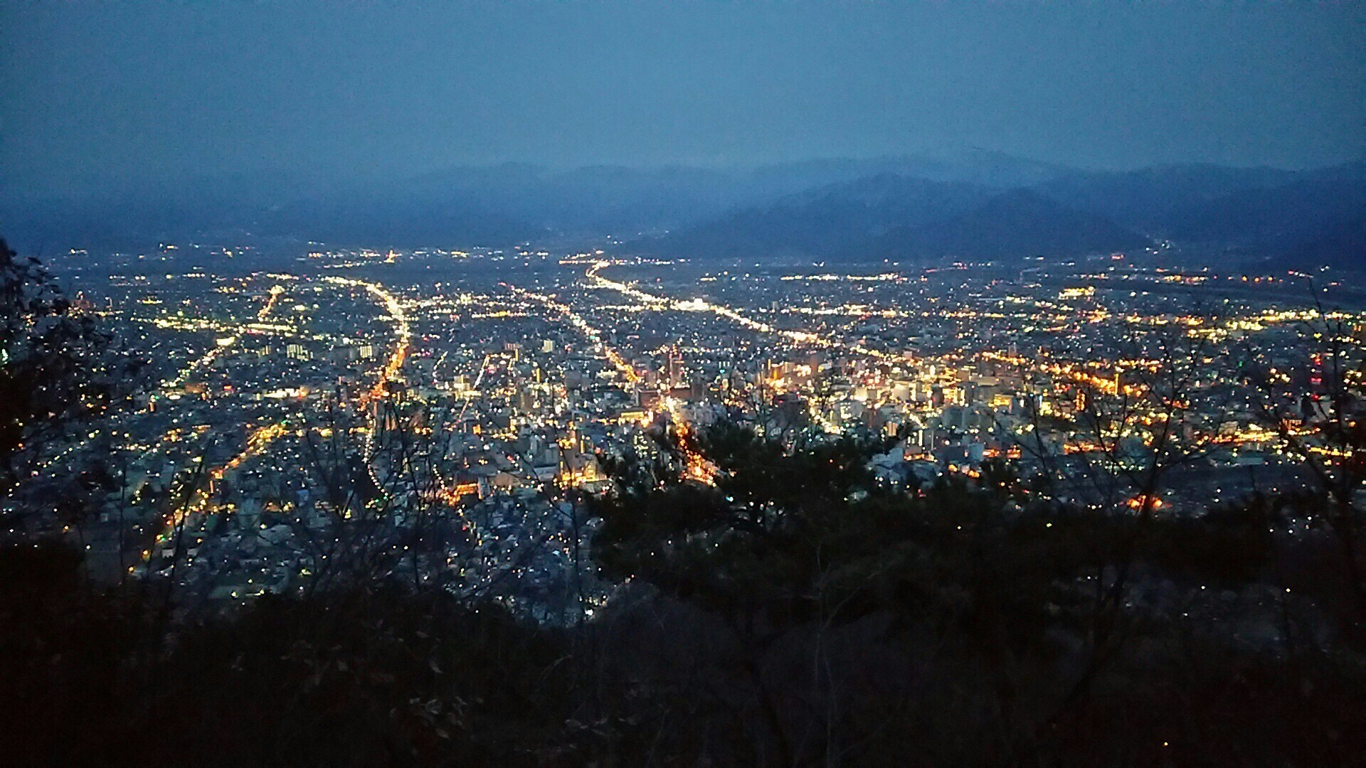 夜の旭山登山 Powersさんの長野市の活動日記 Yamap ヤマップ