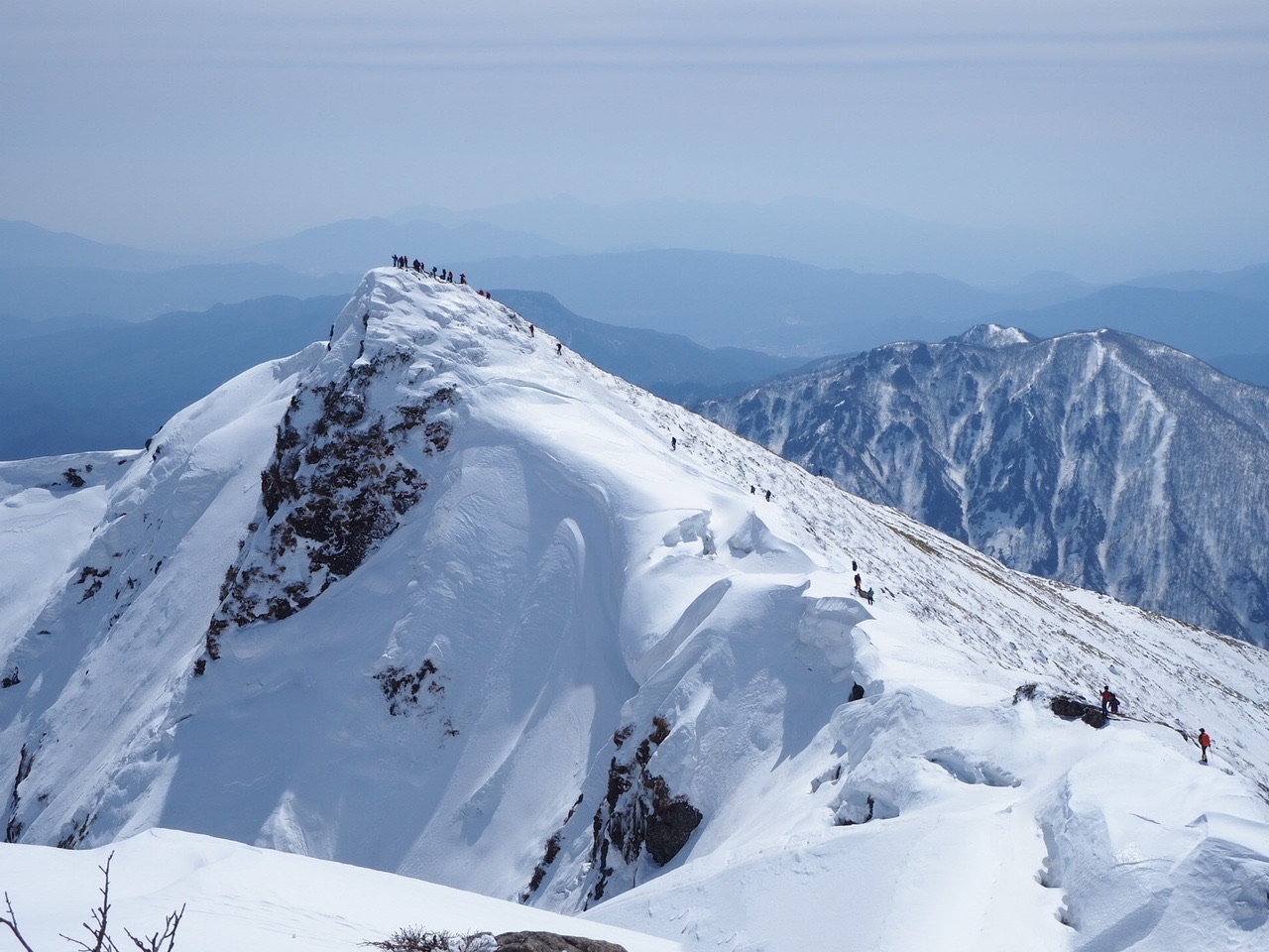 残雪期の絶景 谷川岳 Smile さんの谷川岳 七ツ小屋山 大源太山の活動日記 Yamap ヤマップ