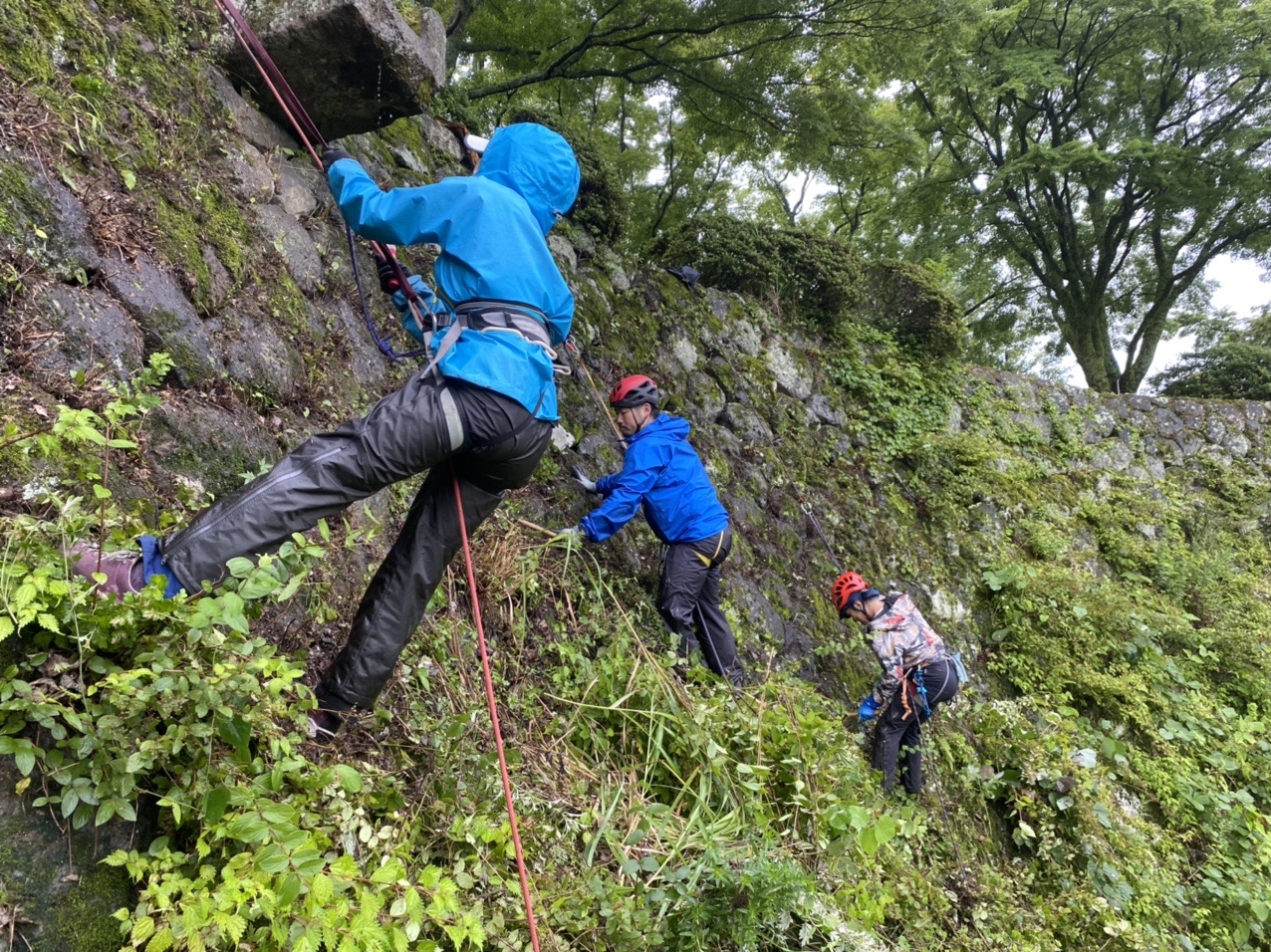 大分県竹田市岡城石垣清掃ボランティア たつさんのモーメント Yamap ヤマップ