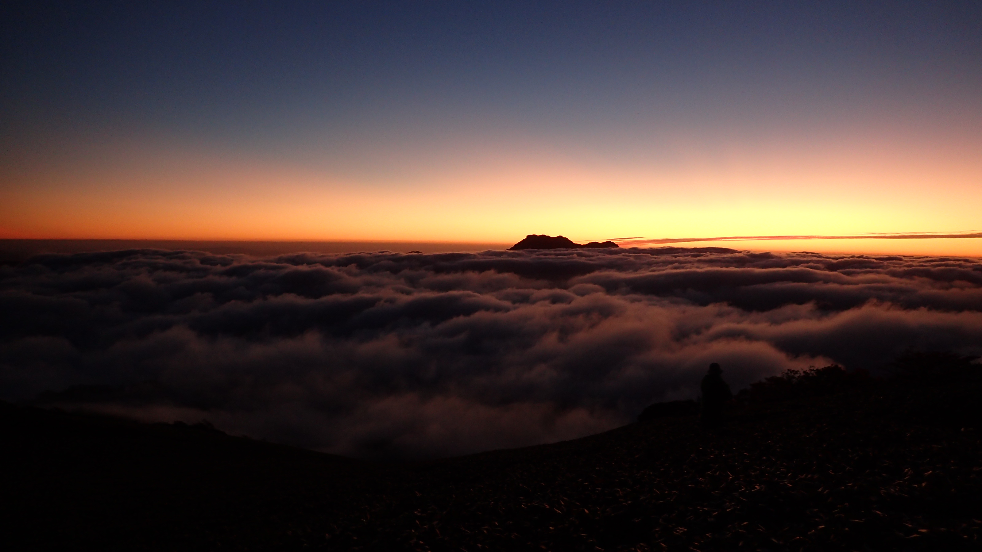 かたわれどきの瓶ヶ森 ガスの石鎚山東稜 Pewa Lakeさんの瓶ヶ森 伊予富士の活動データ Yamap ヤマップ