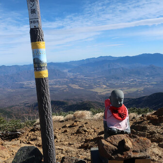 地蔵尾根から下山。