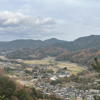 黒磯バッケピーク近くの眺望ポイントからの眺望
 街並みが一望できました💓
