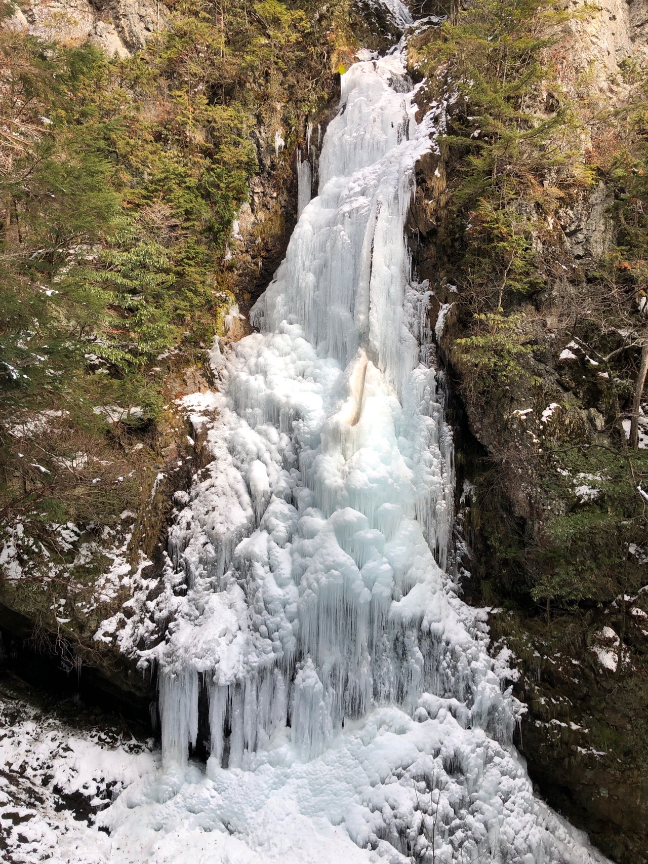 No23 21 01 14 氷瀑御船の滝 ヤマpさんの白屋岳の活動データ Yamap ヤマップ