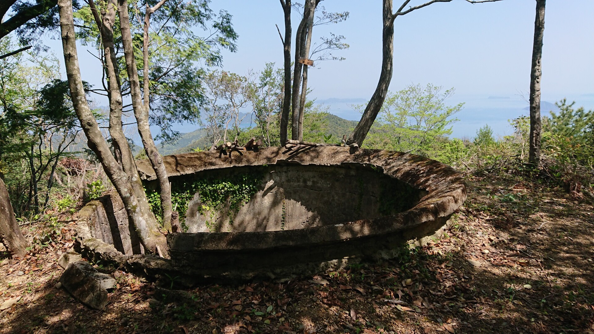 高砂にある防空監視哨の聴音壕 やのぴーさんの花尾山の活動データ Yamap ヤマップ