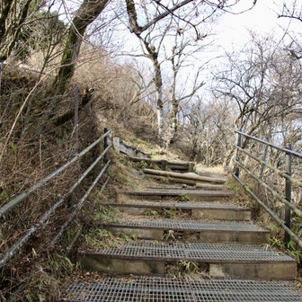 ラストー！山頂まですぐ。

今回は笑顔で登ってこれた。以前の梅ノ木ルートからはヒーコラヒーコラ💦ばひんばひん💦MAXでした。😅